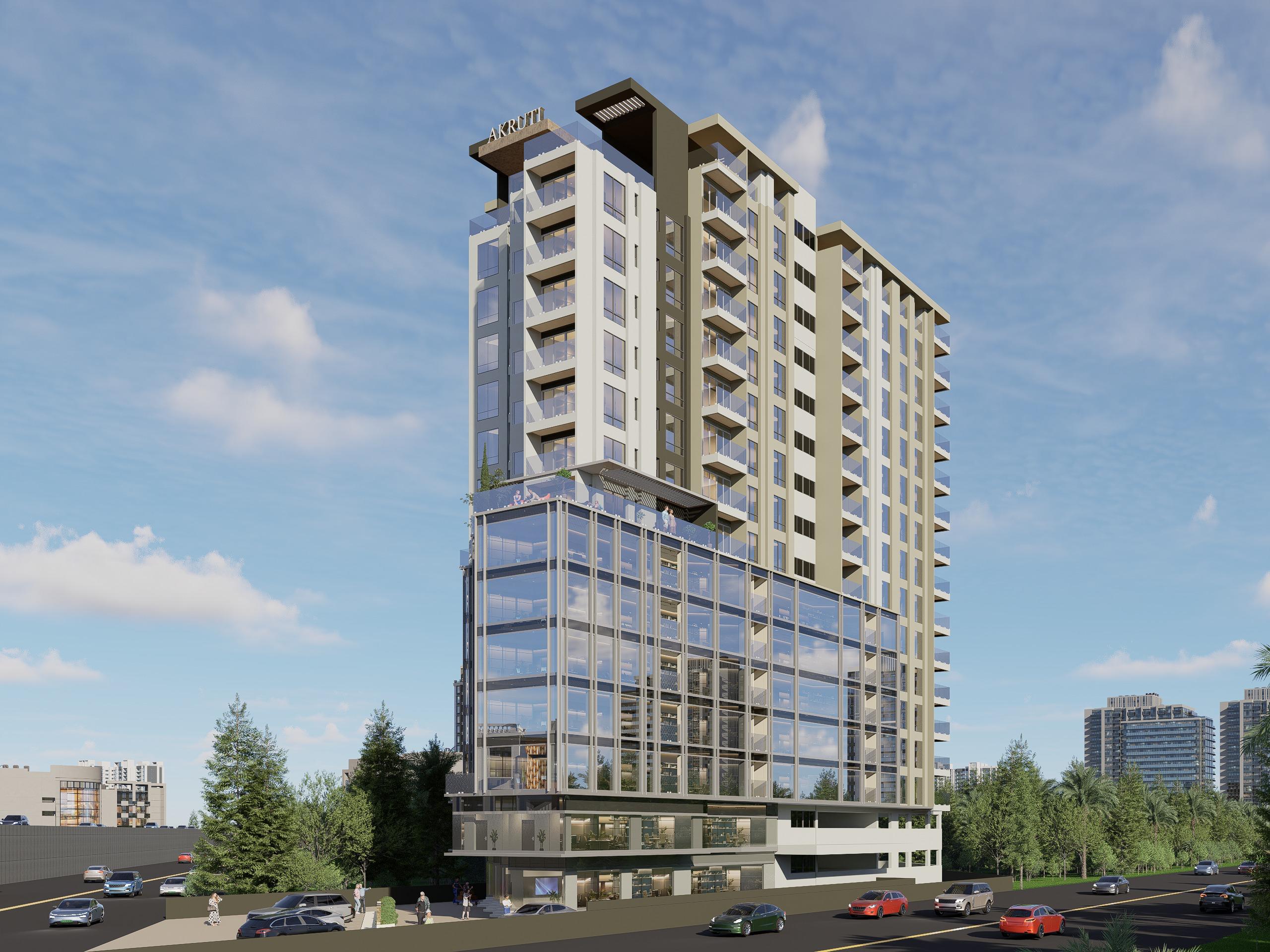 Akruti Skyrise Facade